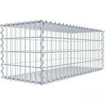 Gabion 100 cm x 40 cm x 40 cm (l x h x p). mailles 5 x 10 cm. Spirale - Made in Germany - Gabiondeco