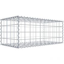 Gabiondeco - Gabion 100 cm x 40 cm x 50 cm (l x h x p). mailles 10 x 10 cm. Spirale - Made in Germany