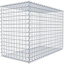 Gabiondeco - Gabion 100 cm x 70 cm x 50 cm (l x h x p). mailles 5 x 5 cm. Spirale - Made in Germany