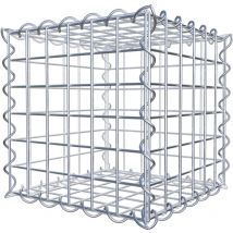 Gabiondeco - Gabion 30 cm x 30 cm x 30 cm (l x h x p). mailles 5 x 5 cm. Spirale - Made in Germany