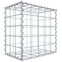 Gabiondeco - Gabion 50 cm x 50 cm x 30 cm (L x H x P). mailles 10 x 10 cm. Spirale - Made in Germany