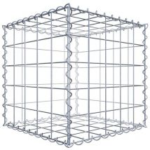 Gabiondeco - Gabion 50 cm x 50 cm x 50 cm (l x h x p). mailles 10 x 10 cm. Spirale - Made in Germany