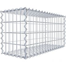 Gabion 80 cm x 40 cm x 30 cm (l x h x p). mailles 5 x 10 cm. Spirale - Made in Germany - Gabiondeco