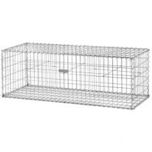 Jardinex - Gabion renforcé fil 4,5 mm à spirales - Gris galvanisé