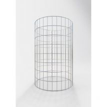 Gabiondeco - Colonne de Gabion ronde. diamètre 52 cm. maille 5 x 10 cm - Hauteur : 80 cm - Made in Germany