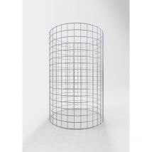 Gabiona - Gabiondeco - Colonne de Gabion ronde. diamètre 52 cm. maille 5 x 5 cm - Hauteur : 80 cm - Made in Germany