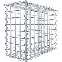 Gabiondeco - Gabion 50 cm x 40 cm x 20 cm (L x H x P). mailles 5 x 5 cm. Spirale - Made in Germany