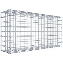 Gabiona - Gabiondeco - Gabion 80 cm x 40 cm x 20 cm (l x h x p). mailles 5 x 5 cm. Fermeture par anneaux en c - Made in Germany