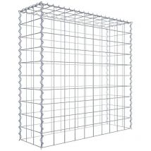 Gabiondeco - Gabion - Element de prolongation en hauteur 100 cm x 100 cm x 30 cm (L x H x P). maille 10 x 10 cm. Spirale. Attention : il manque une