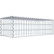 Gabiona - Gabiondeco - Gabion - Element de prolongation en hauteur 100 cm x 30 cm x 40 cm (l x h x p). maille 5 x 10 cm. Spirale. Attention : il