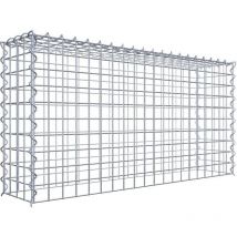 Gabiona - Gabiondeco - Gabion - Element de prolongation en hauteur 100 cm x 50 cm x 20 cm (l x h x p). maille 5 x 5 cm. Spirale. Attention : il