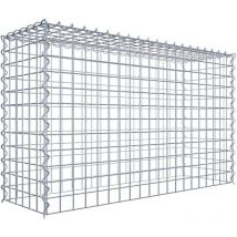 Gabiona - Gabiondeco - Gabion - Element de prolongation en hauteur 100 cm x 60 cm x 30 cm (l x h x p). maille 5 x 5 cm. Spirale. Attention : il