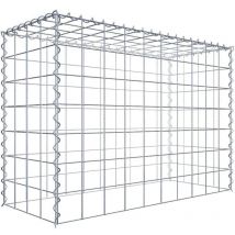 Gabiona - Gabiondeco - Gabion - Element de prolongation en hauteur 100 cm x 70 cm x 40 cm (l x h x p). maille 10 x 10 cm. Spirale. Attention : il