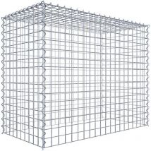 Gabiona - Gabiondeco - Gabion - Element de prolongation en hauteur 100 cm x 80 cm x 50 cm (l x h x p). maille 5 x 5 cm. Spirale. Attention : il