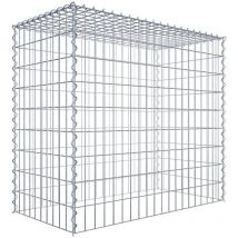 Gabiona - Gabiondeco - Gabion - Element de prolongation en hauteur 100 cm x 90 cm x 50 cm (l x h x p). maille 5 x 10 cm. Spirale. Attention : il