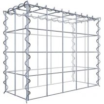 Gabiona - Gabiondeco - Gabion - Element de prolongation en hauteur 50 cm x 40 cm x 20 cm (l x h x p). maille 10 x 10 cm. Spirale. Attention : il