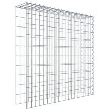 Gabiona - Gabiondeco - Gabion - Element de prolongation en hauteur et en longueur 100 cm x 100 cm x 20 cm (l x h x p). maille 5 x 10 cm. Spirale.