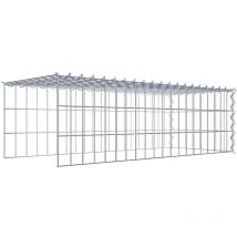 Gabiona - Gabiondeco - Gabion - Element de prolongation en hauteur et en longueur 100 cm x 30 cm x 40 cm (l x h x p). maille 5 x 10 cm. Spirale.