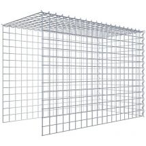 Gabiona - Gabiondeco - Gabion - Element de prolongation en hauteur et en longueur 100 cm x 70 cm x 50 cm (l x h x p). maille 5 x 5 cm. Spirale.