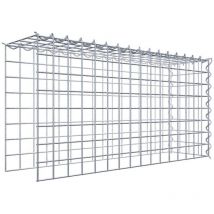 Gabiona - Gabiondeco - Gabion - Element de prolongation en hauteur et en longueur 80 cm x 40 cm x 20 cm (l x h x p). maille 5 x 5 cm. Spirale.
