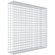 Gabiona - Gabiondeco - Gabion - Element de prolongation en longueur 100 cm x 100 cm x 20 cm (l x h x p). maille 5 x 5 cm. Spirale. Avert.: il manque