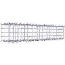 Gabiona - Gabiondeco - Gabion - Element de prolongation en longueur 100 cm x 20 cm x 20 cm (l x h x p). maille 5 x 5 cm. Spirale. Avert.: il manque
