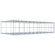 Gabiona - Gabiondeco - Gabion - Element de prolongation en longueur 100 cm x 20 cm x 40 cm (l x h x p). maille 10 x 10 cm. Spirale. Avert.: il manque