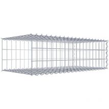 Gabiona - Gabiondeco - Gabion - Element de prolongation en longueur 100 cm x 30 cm x 50 cm (l x h x p). maille 5 x 10 cm. Spirale. Avert.: il manque