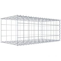 Gabiona - Gabiondeco - Gabion - Element de prolongation en longueur 100 cm x 40 cm x 50 cm (l x h x p). maille 10 x 10 cm. Spirale. Avert.: il manque