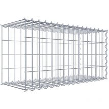 Gabiona - Gabiondeco - Gabion - Element de prolongation en longueur 80 cm x 40 cm x 30 cm (l x h x p). maille 5 x 10 cm. Spirale. Avert.: il manque