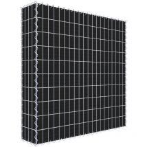 Gabiondeco - Gabion a végétaliser avec toile non-tissée 100 cm x 100 cm x 20 cm (l x h x p). maille 5 cm x 10 cm. spirale - Made in Germany