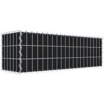 Gabiondeco - Gabion a végétaliser avec toile non-tissée 100 cm x 30 cm x 30 cm (l x h x p). maille 5 cm x 10 cm. spirale - Made in Germany