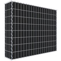 Gabiondeco - Gabion a végétaliser avec toile non-tissée 100 cm x 80 cm x 20 cm (l x h x p). maille 5 cm x 10 cm. spirale - Made in Germany