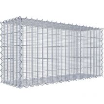 Gabiondeco - Gabion à mailles très fines pour gravillon 100 cm x 50 cm x 30 cm (l x h x p). maille 5 x 10 cm. spirale - Made in Germany