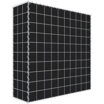 Gabiondeco - Gabion a végétaliser avec toile non-tissée 100 cm x 100 cm x 30 cm (L x H x P). maille 10 cm x 10 cm. spirale - Made in Germany