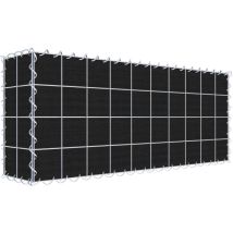 Gabiondeco - Gabion a végétaliser avec toile non-tissée 100 cm x 40 cm x 20 cm (l x h x p). maille 10 cm x 10 cm. spirale - Made in Germany