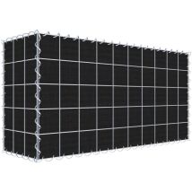 Gabiondeco - Gabion a végétaliser avec toile non-tissée 100 cm x 50 cm x 30 cm (l x h x p). maille 10 cm x 10 cm. spirale - Made in Germany