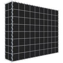 Gabiondeco - Gabion a végétaliser avec toile non-tissée 100 cm x 80 cm x 20 cm (l x h x p). maille 10 cm x 10 cm. spirale - Made in Germany