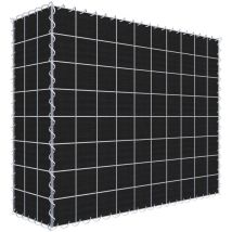 Gabiondeco - Gabion a végétaliser avec toile non-tissée 100 cm x 80 cm x 30 cm (L x H x P). maille 10 cm x 10 cm. spirale - Made in Germany