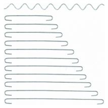 Estexo - Gabionen Distanzhalter Distanz-Haken 10er Abstandhalter Spannhaken verzinkt 55 cm