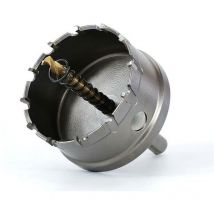 Bi-Metal Hole Saw 80mm Stainless Steel tct Carbide Industrial Grade High Speed Steel and Alloy Hole Saw for Metal, Aluminum Alloy, Plastic, Wood