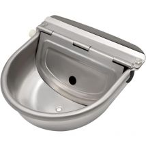 Gabrielle cattle drinker, stainless steel drinker, automatic bowl with float valve for dogs, horses, cattle, goats, sheep