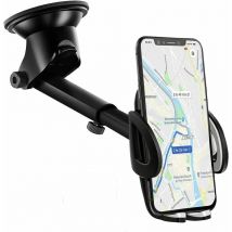 Famille - gabrielle Dashboard Car Phone Holder [2 in 1] 360° Rotatable, Universal Portable Car Suction Cup Holder for Windshield