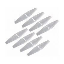 Gabrielle - Ersatzmesser für Rasentrimmer, 16 Stück Metall-Kantenschneiderklingen, Universal-Rasenmähermesser, für kabelloses