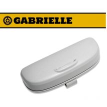 Gabrielle - tui à lunettes de voiture, support universel de lunettes de visière de voiture, étui de lunettes de soleil de voiture avec fonction