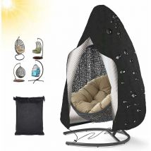 Gabrielle - Housse de protection pour fauteuil suspendu, housse pour fauteuil suspendu, imperméable, coupe-vent, résistante aux uv, enduite de pvc,