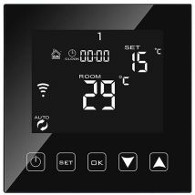 Gabrielle - Intelligent Thermostat WiFi Connecté pour Chaudiere gaz/Eau 3A Filaire Alexa/Google Home/Tuya Smart Life app Compatible, Thermostats