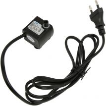 Mini-Tauchwasserpumpe, verstellbar, leise, wasserdicht, IPX8, mit Saugnapf für Aquarium, EU-Stecker 220–240 v - Gabrielle