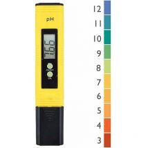 Professional pH Tester, Automatic Calibration Function and 0.00-14.00 Measuring Range for Water, Portable Measuring Range for Aquariums, Hydroponic