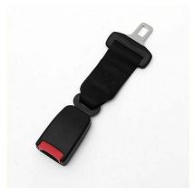 Gabrielle - Rallonge de ceinture de sécurité 23 cm rallonge de ceinture de sécurité de voiture noir (1PC)